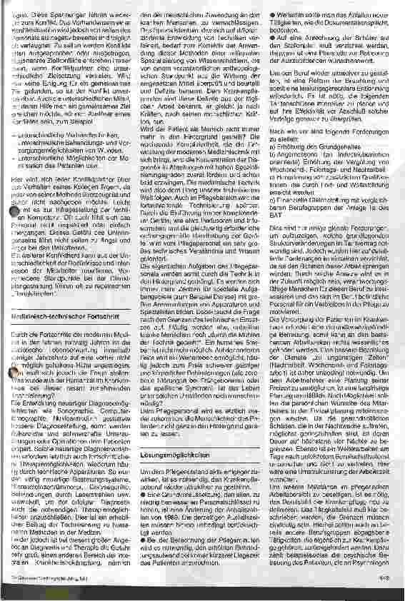 Vorschauseite 4: Belastungen in der Krankenpflege 2. Teil