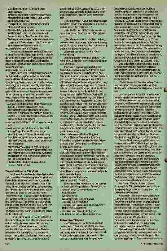 Vorschauseite 2: Lernzielund Tätigkeitskatalog für die ambulante Krankenpflege