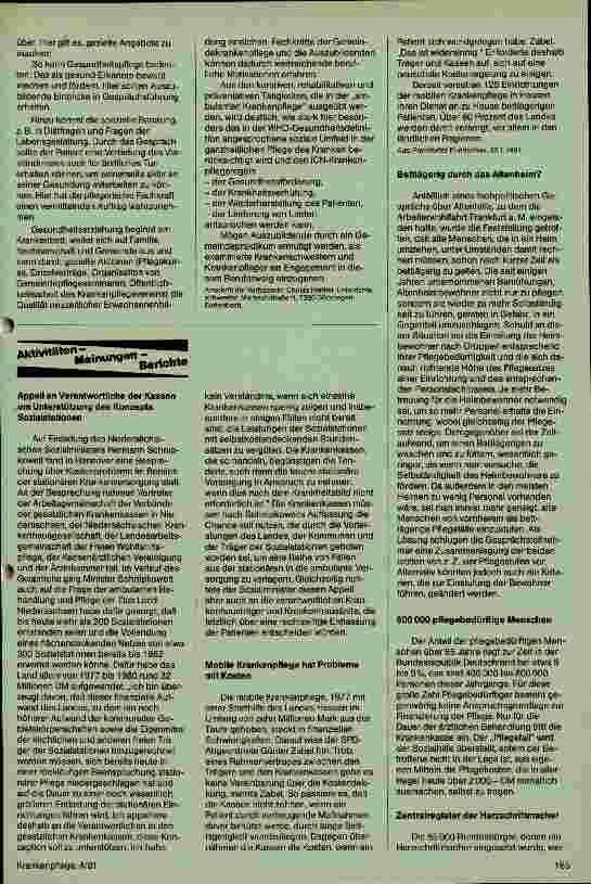 Vorschauseite 3: Lernzielund Tätigkeitskatalog für die ambulante Krankenpflege
