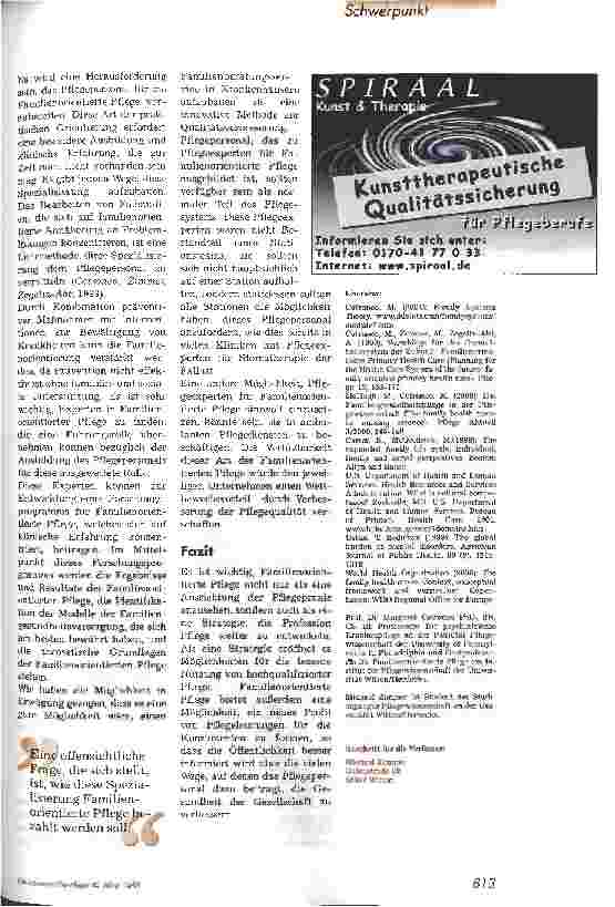 Vorschauseite 4: Familienorientierte Pflege Eine Strategie zur Verbesserung der Pflegequalität