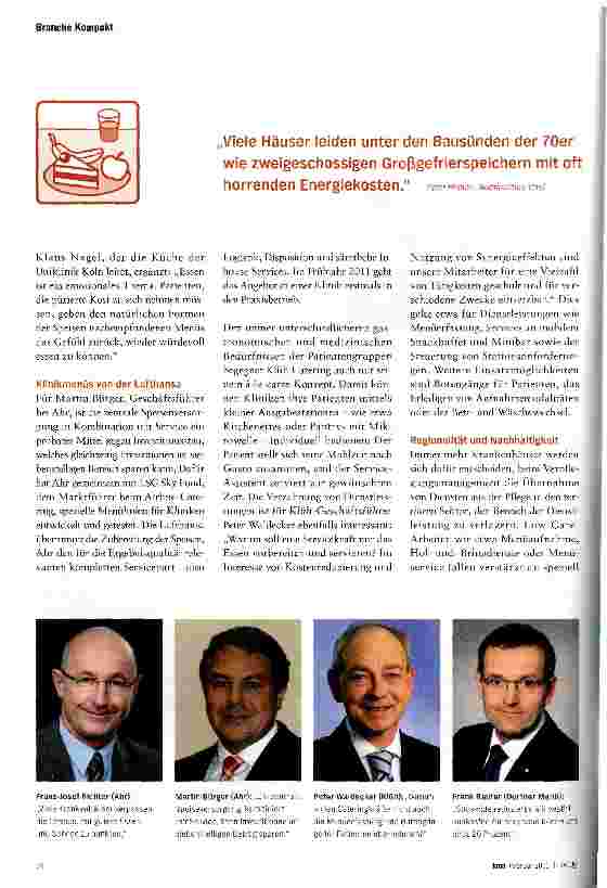 Vorschauseite 3: BRANCHENTRENDSDer Caterer als Berater