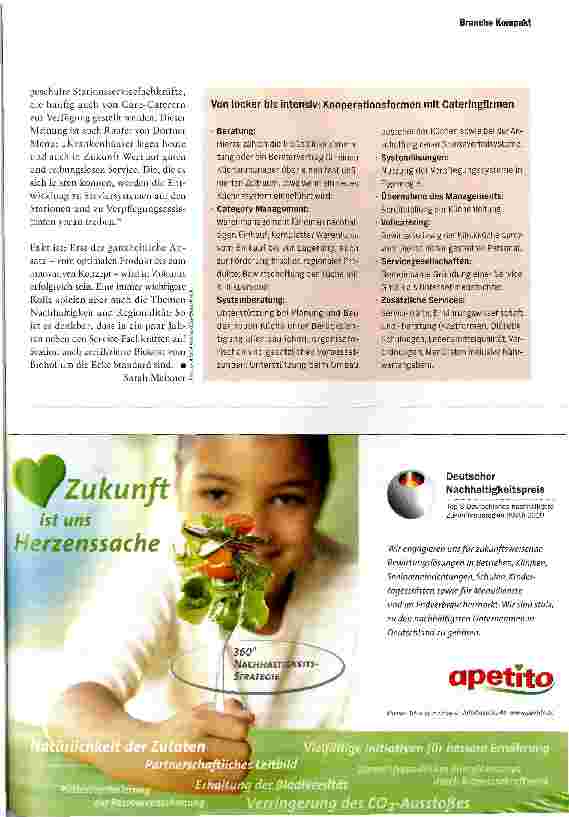 Vorschauseite 4: BRANCHENTRENDSDer Caterer als Berater