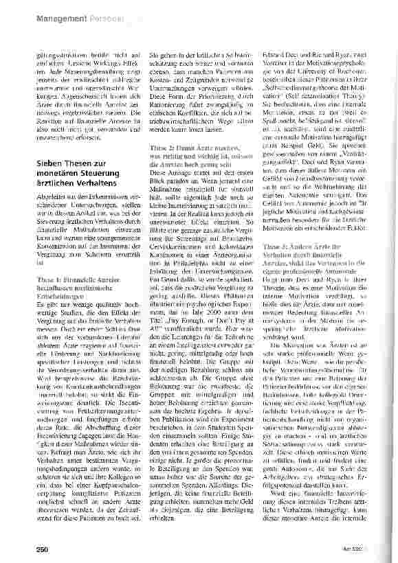 Vorschauseite 3: Ärzte im Zwiespalt von Geld und Autonomie