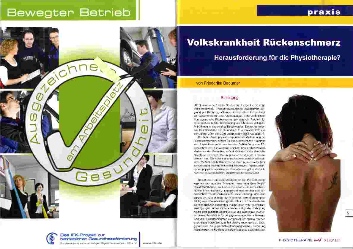 Vorschauseite 1: Volkskrankheit Rückenschmerz
