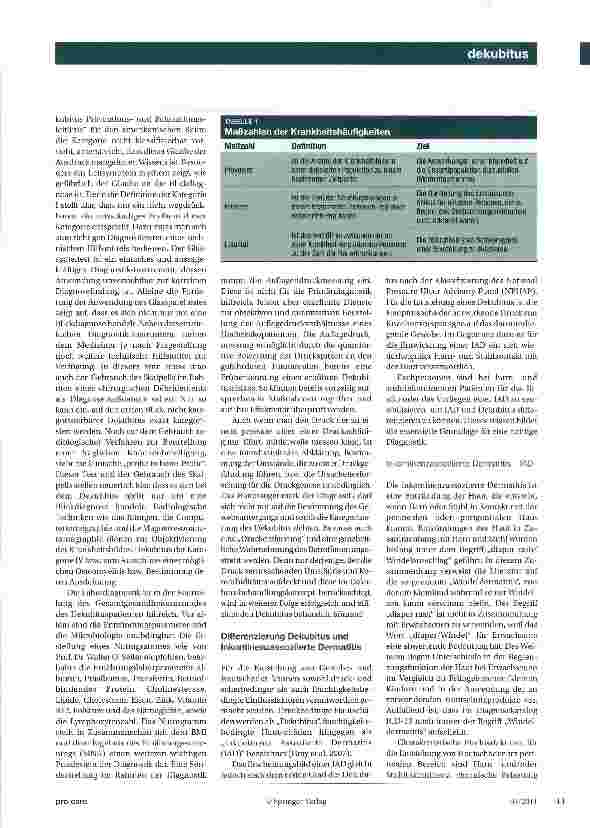Vorschauseite 4: Dekubitusprävention - die internationale Leitlinie als Basis
