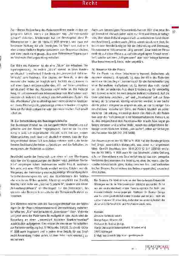 Vorschauseite 2: Der Schmerz ist nur die Spitze des Eisbergs