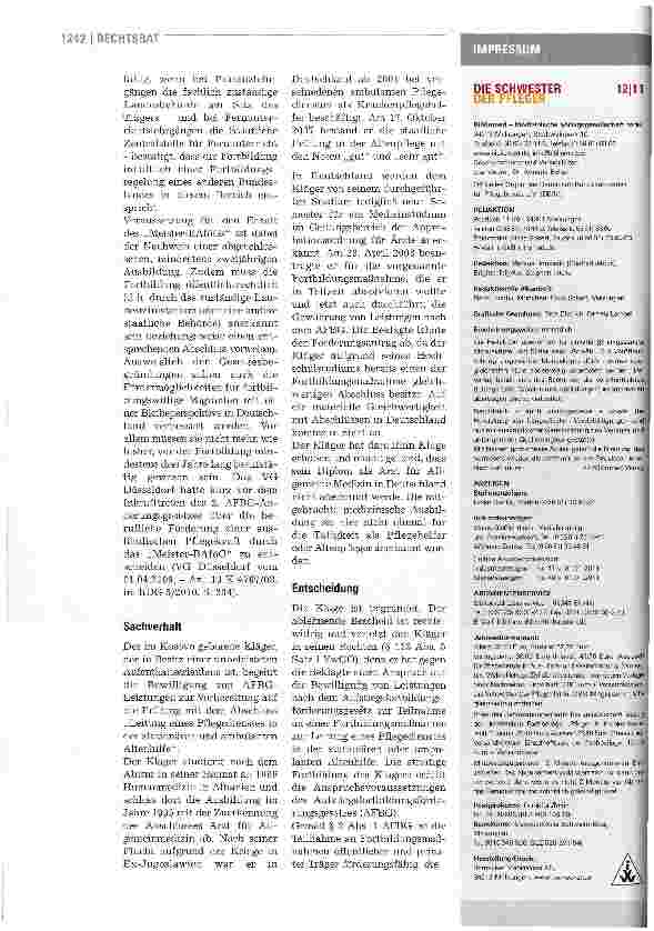 Vorschauseite 2: Recht auf Förderung der beruflichen Weiterbildung