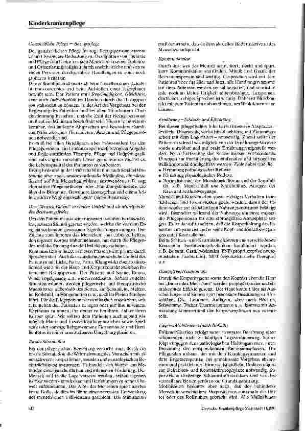 Vorschauseite 5: Frührehabilitation