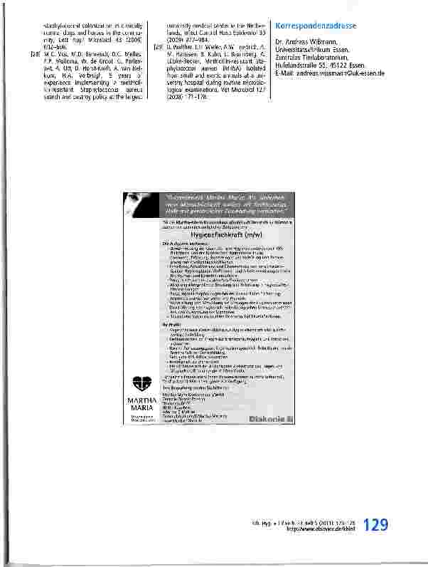Vorschauseite 4: Methicillin-resistente Staphylococcus aureus in der Veterinärmedizin und dessen Bedeutung im Gesundheitswesen