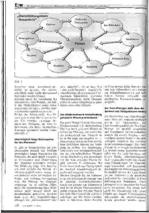 Vorschauseite 2: Wie lange kann sich unser Gesundheitswesen ein fehlendes Schnittstellenmanagement noch leisten Kein Arzt kann alle Therapiemöglichkeiten kennen