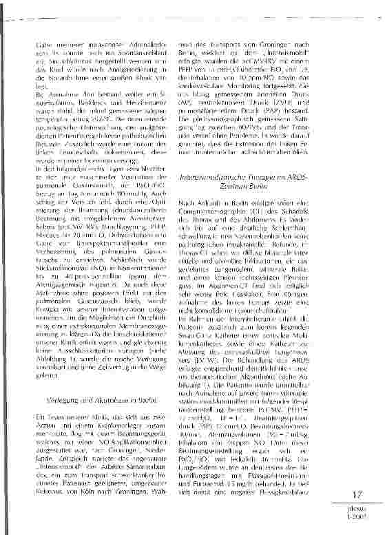 Vorschauseite 2: Behandlung eines akuten Lungenversagens (ARDS) nach Beinaheertrinken