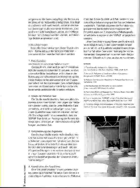 Vorschauseite 4: Bestandsaufnahme zur Situation von Palliative Care in der Schweiz