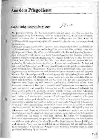 Vorschauseite 1: Krankenhausbesuchsdienst
