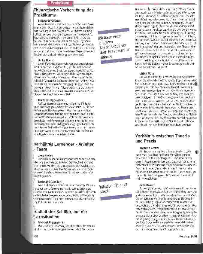 Vorschauseite 3: Befremdet über manche Pflegekräfte Erfahrungen von Altenpflegeschülerinnen im Praktikum