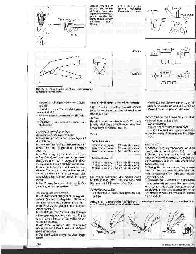 Vorschauseite 2: Klammernahtgeräte Aufbau, Funktion, Anwendung, Reinigung und Sterilisation