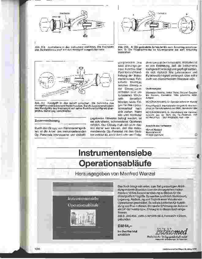 Vorschauseite 6: Klammernahtgeräte Aufbau, Funktion, Anwendung, Reinigung und Sterilisation
