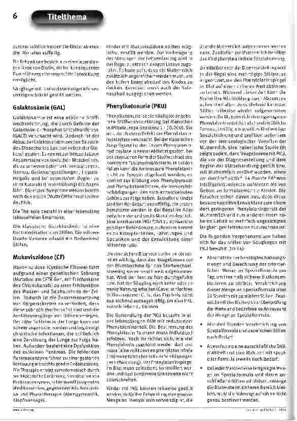 Vorschauseite 3: Neugeborenenscreening als ProphylaxemaßnahmeWas ist wichtig für die Stillberatung