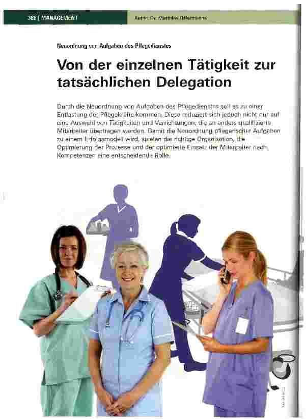 Vorschauseite 1: Von der einzelnen Tätigkeit zur tatsächlichen Delegation