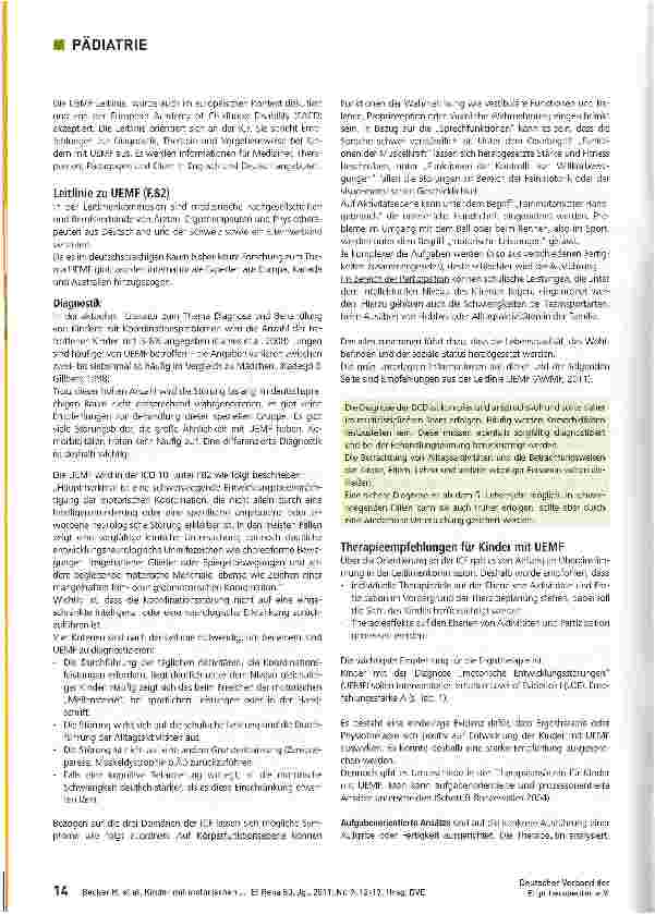 Vorschauseite 3: Kinder mit motorischen Entwicklungs Störungen evidenzbasiert behandeln