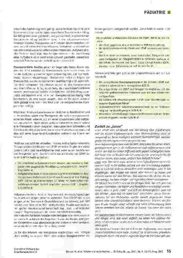 Vorschauseite 4: Kinder mit motorischen Entwicklungs Störungen evidenzbasiert behandeln