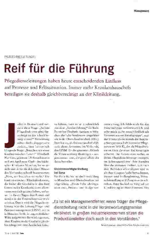 Vorschauseite 2: Reif für die Führung