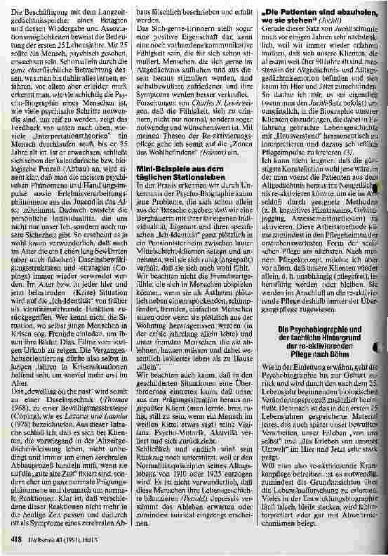 Vorschauseite 2: Re-aktivierende Pflege nach Böhm