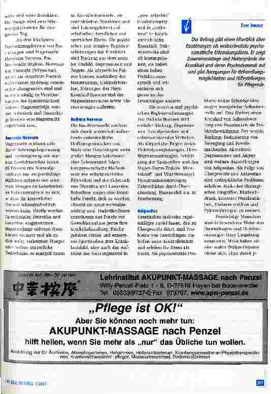 Vorschauseite 2: Ess-Störungen