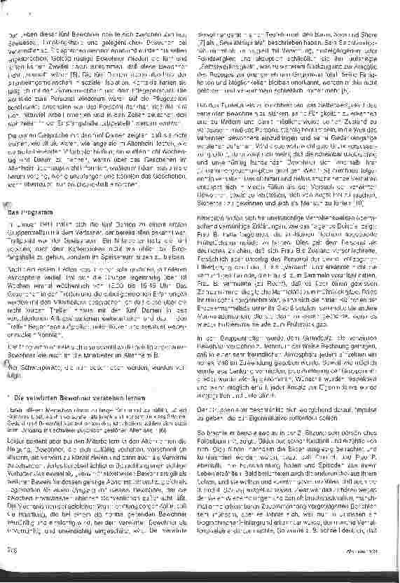 Vorschauseite 2: Programm zur Mobilisierung verwirrter Heimbewohner