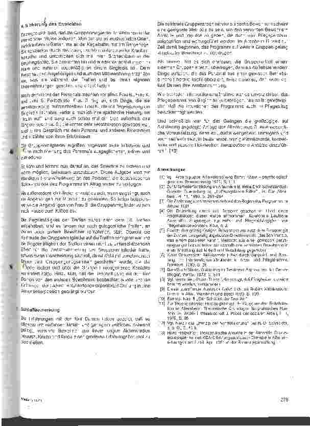 Vorschauseite 5: Programm zur Mobilisierung verwirrter Heimbewohner