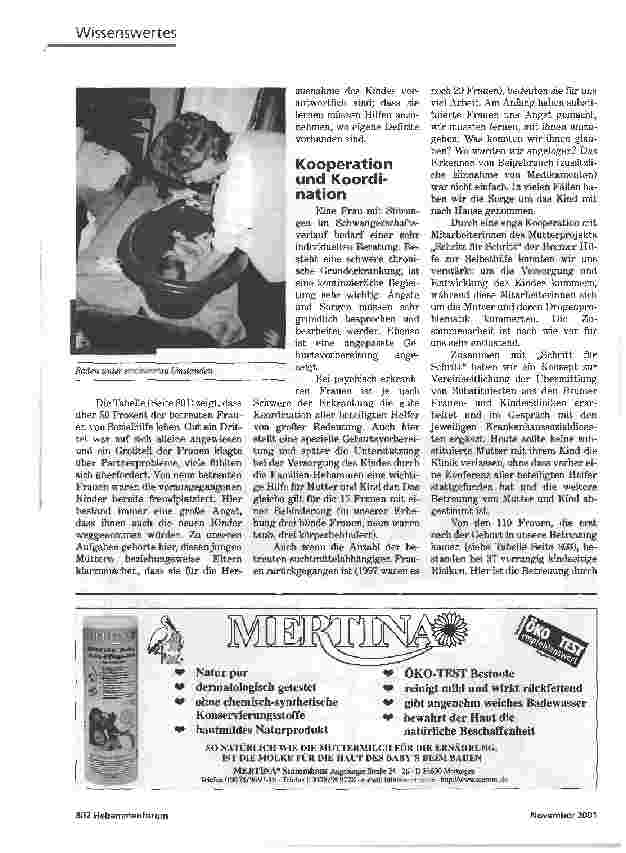 Vorschauseite 5: 20 JAHRE Familien-HebammenERFAHRUNGEN AUS EINEM MODELLPROJEKT