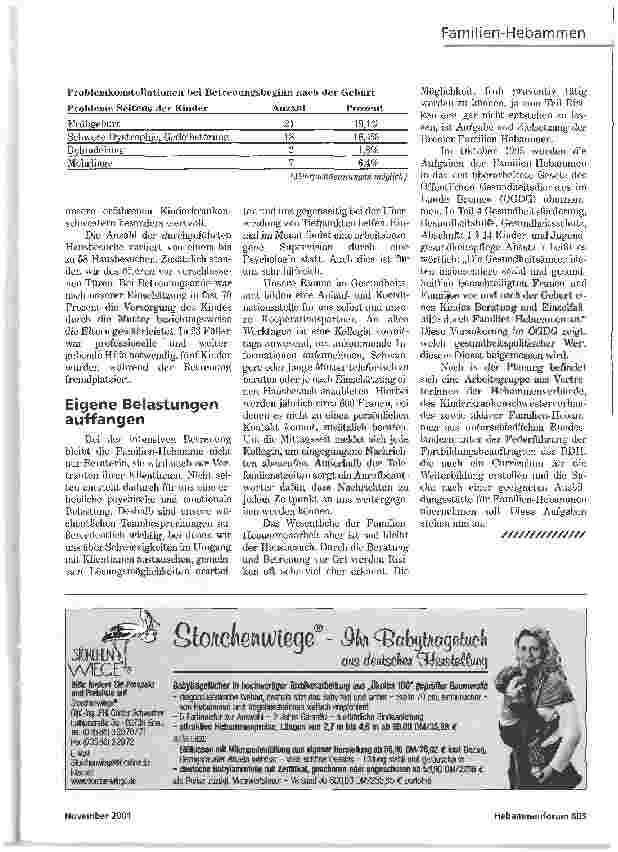 Vorschauseite 6: 20 JAHRE Familien-HebammenERFAHRUNGEN AUS EINEM MODELLPROJEKT