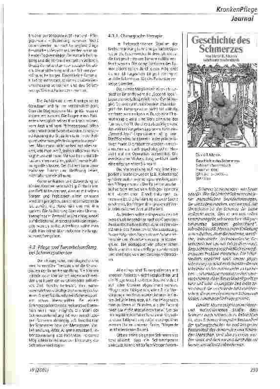 Vorschauseite 4: Pflege tumorkranker Schmerzpatienten