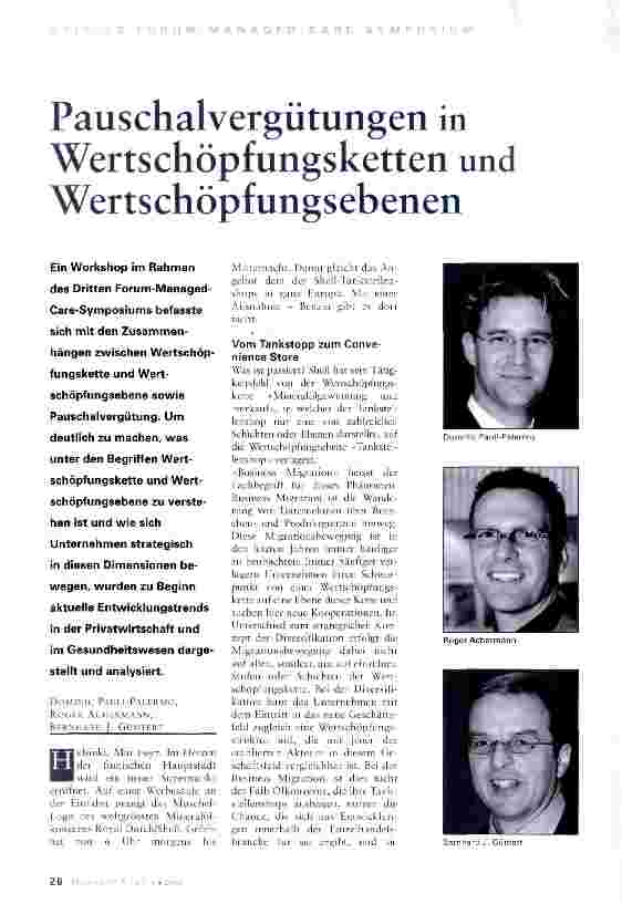 Vorschauseite 1: Pauschalvergütungen in Wertschöpfungsketten und Wertschöpfungsebenen