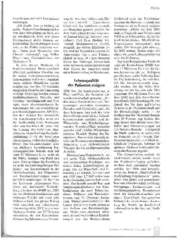Vorschauseite 4: Gelebte Gesundheitswirtschaft