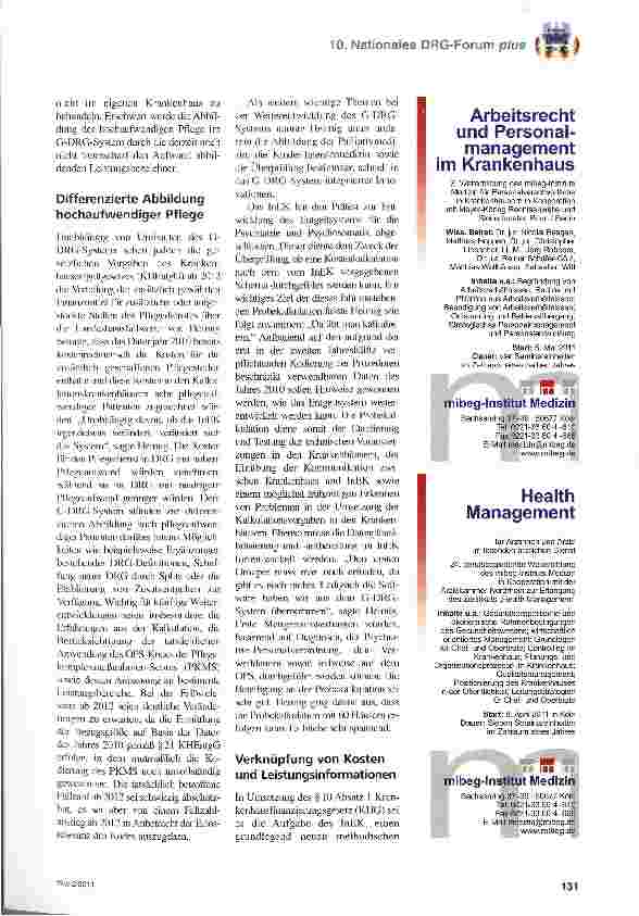Vorschauseite 2: Das G-DRG-System im Feintuning