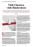 Vorschauseite 1: Viele Chancen, viele Hindernisse