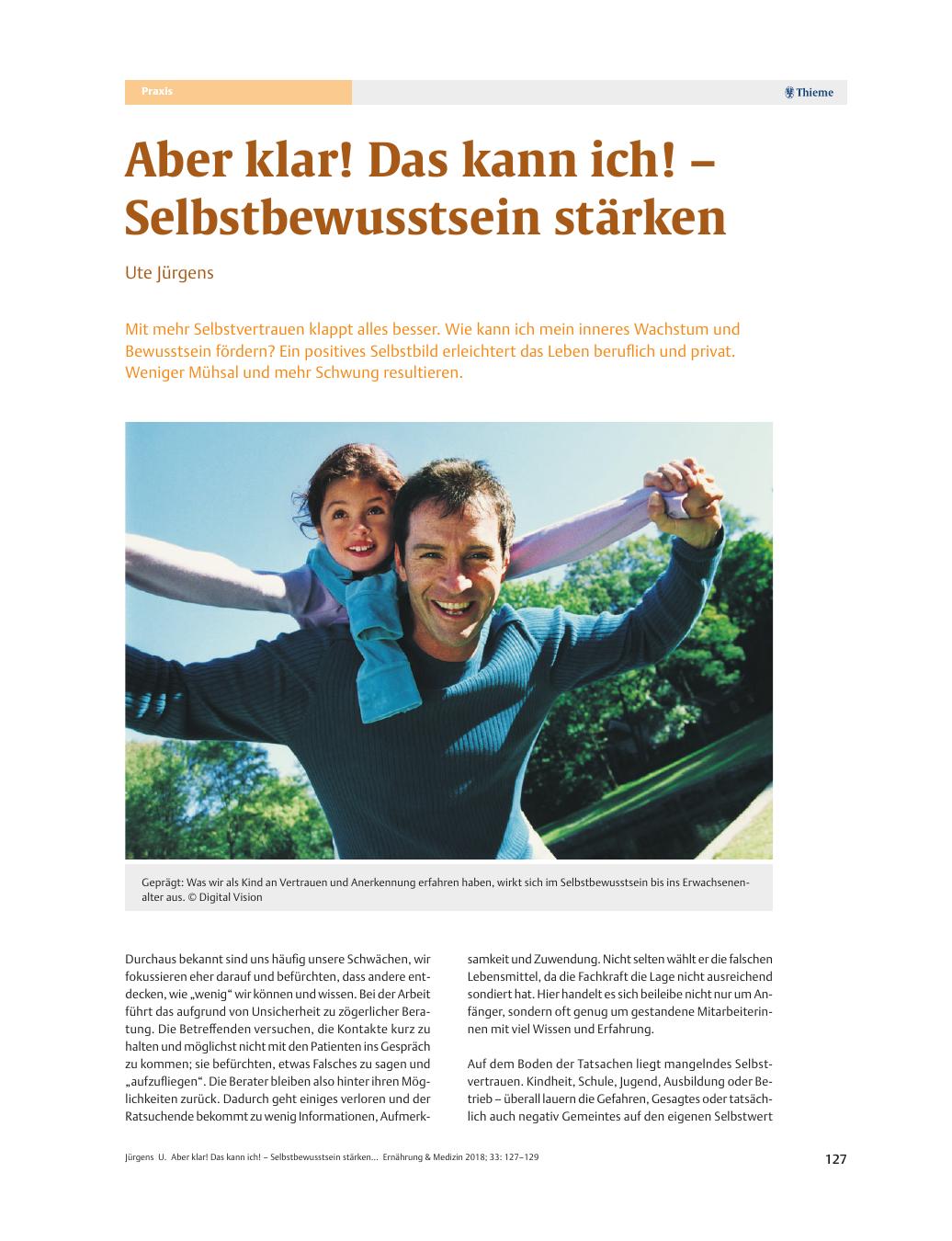 Vorschauseite 1: Aber klar! Das kann ich! – Selbstbewusstsein stärken