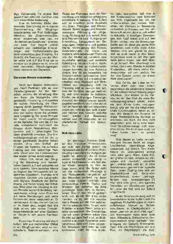 Vorschauseite 2: Vernachlässigter Säugling - asozialer Erwachsener