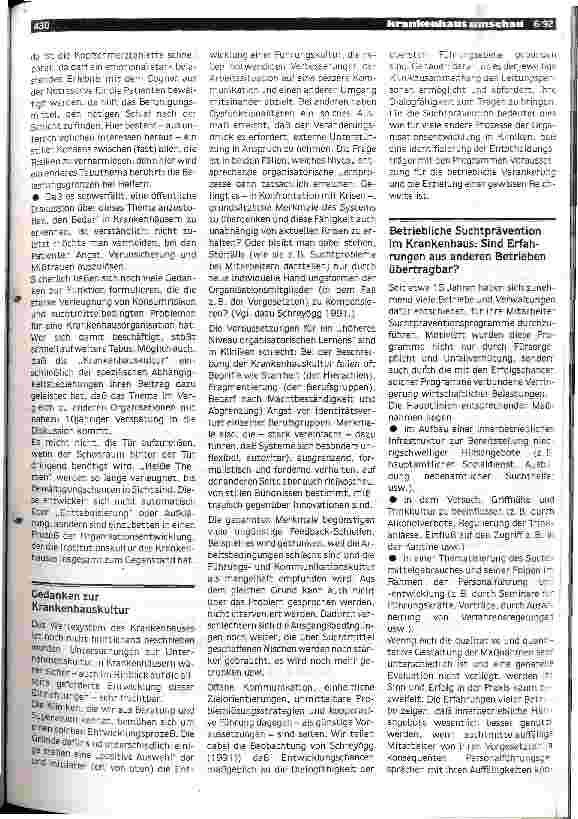 Vorschauseite 3: Suchtmittelabusus bei Krankenhausmitarbeitern - ein Tabuthema als Aufgabe und Chance