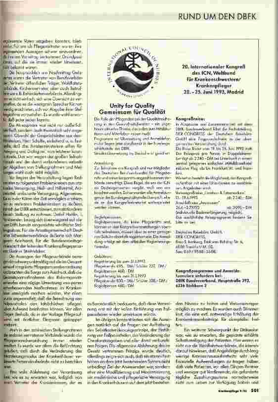 Vorschauseite 3: Stellungnahme des DBfK zum Entwurf eines Gesetzes zur Sicherung und Strukturverbesserung der Gesetzlichen Krankenversicherung