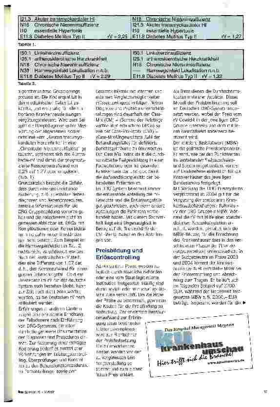 Vorschauseite 2: Vom Datencontrolling bis zur Erfolgsrechnung Fallbezogenes Leistungsund Kostencontrolling auf Basis des G-DRG-Systems