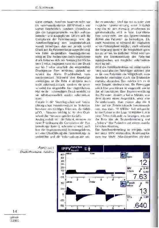 Vorschauseite 3: Autoflow = volumenorientietes BIPAP?