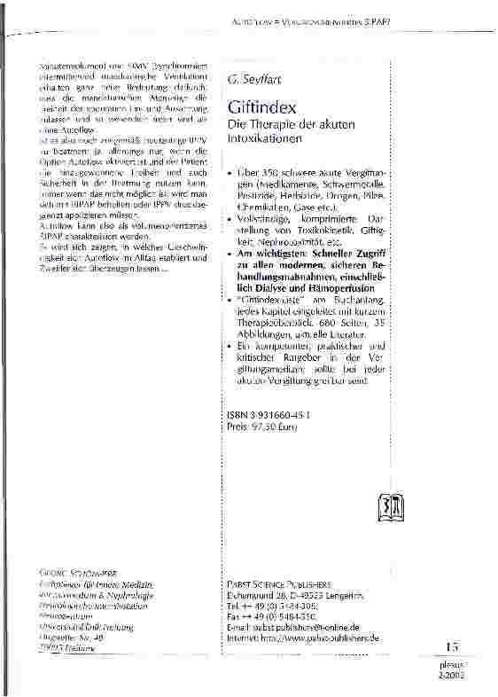 Vorschauseite 4: Autoflow = volumenorientietes BIPAP?