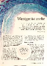 Vorschauseite 1: Weniger ist mehr