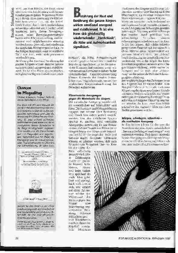 Vorschauseite 3: Basale Stimulation Anregung für die Pflege