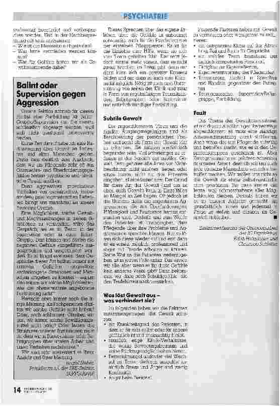 Vorschauseite 3: Gewalt - die schmerzhafteste aller Möglichkeiten