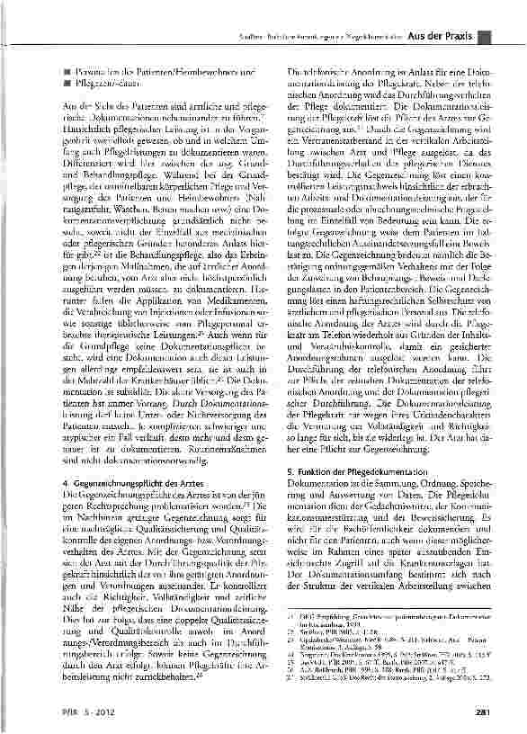 Vorschauseite 3: Rechtliche Anmerkungen zur Pflegedokumentation