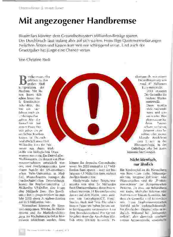 Vorschauseite 1: Mit angezogener Handbremse