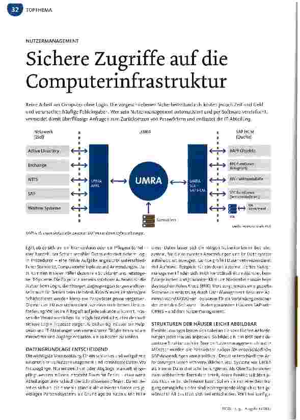 Vorschauseite 1: Sichere Zugriffe auf die Computerinfrastruktur