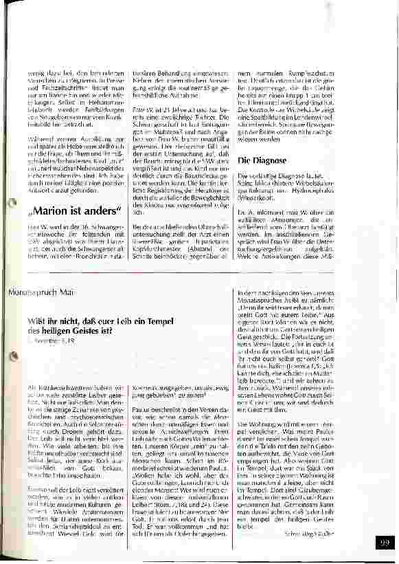 Vorschauseite 2: Mißgebildete Neugeborene - Ein unerfreulicher Nebenaspekt des Hebammenberufes?